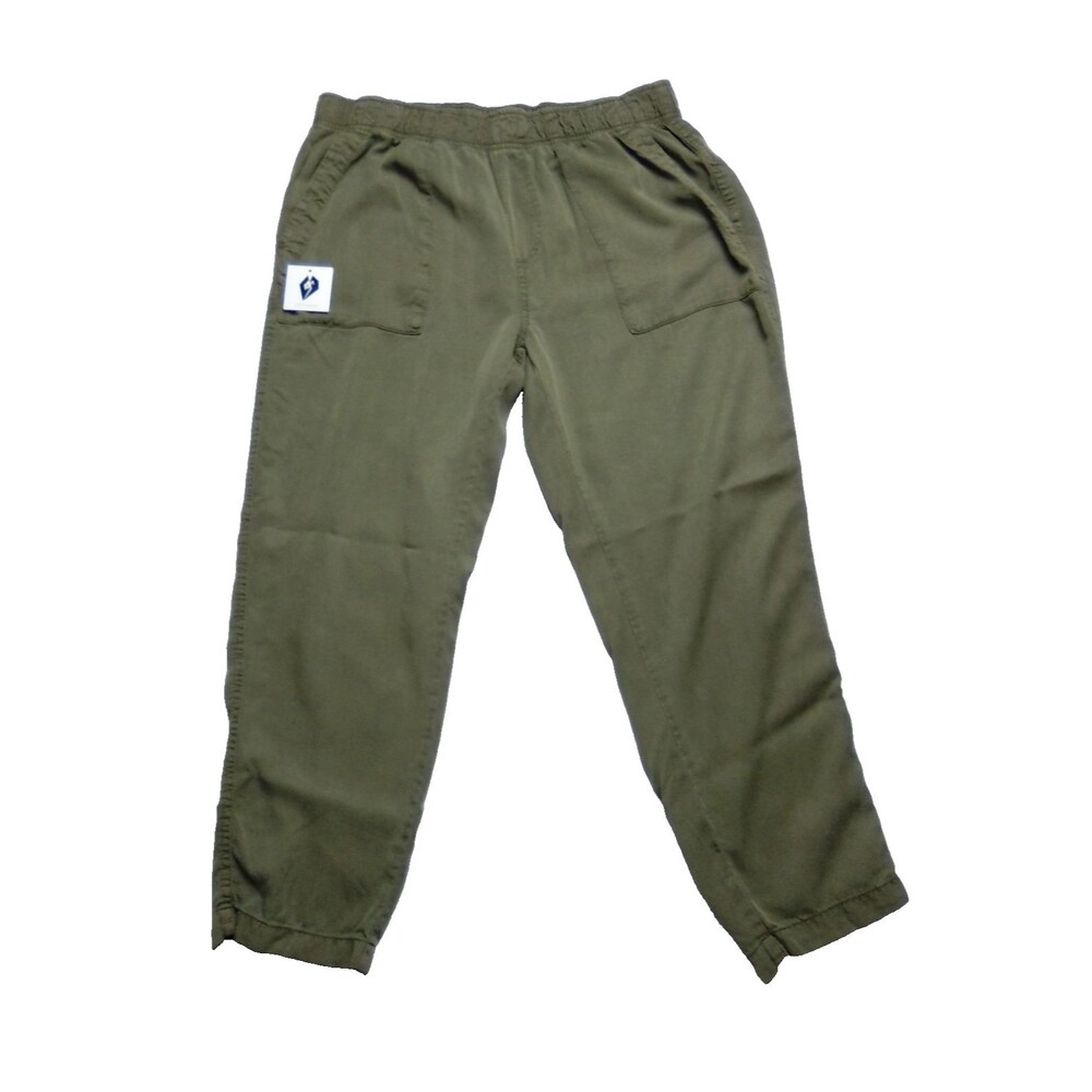 Gap Women's Y2K Vintage Tapper Leg Light Weight Elastic Waist Jogger Logo Pants